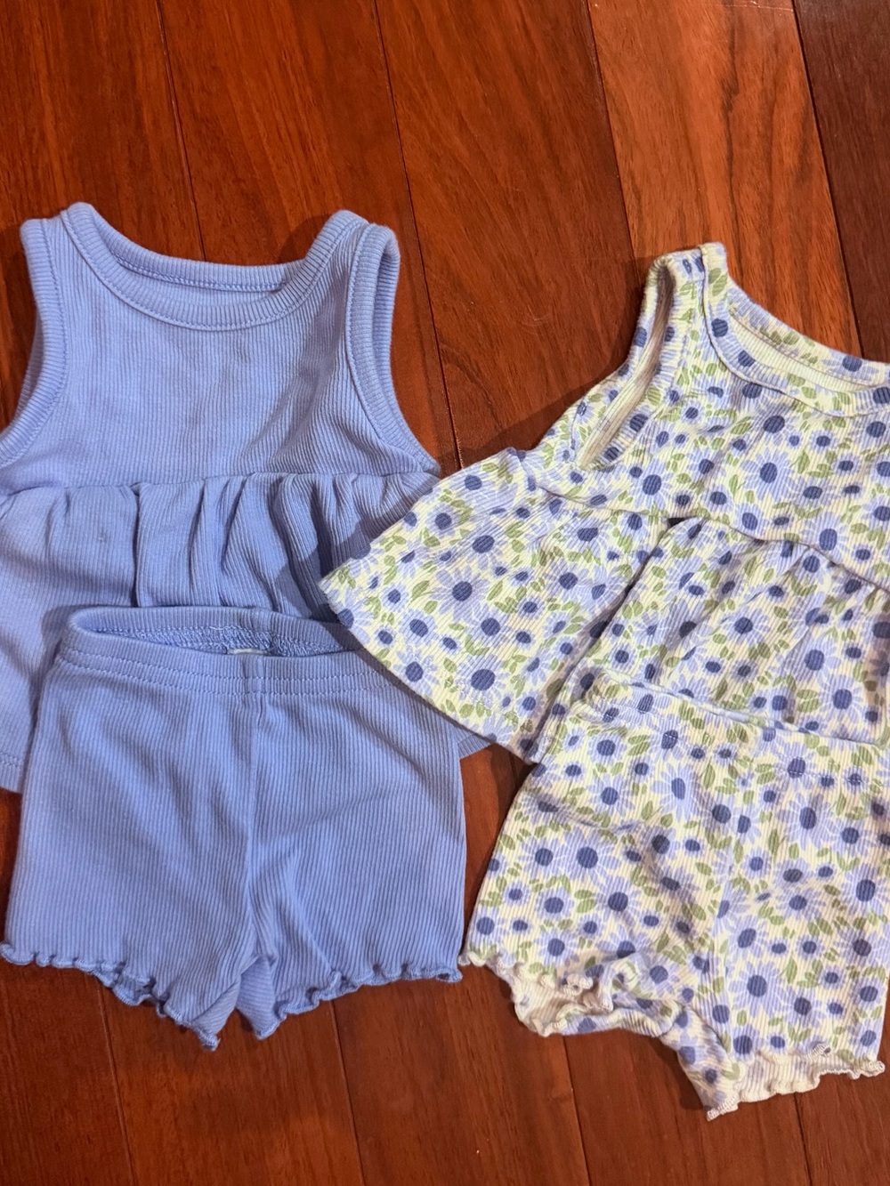 Carter’s Ribbed Peplum Tank & Shorts Set - Newborn